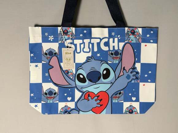 Disney Handbags - Disney Stitch Checkerboard Print Canvas Tote Bag (2 available)